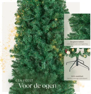 tectake Kunstkerstboom 200 cm groen