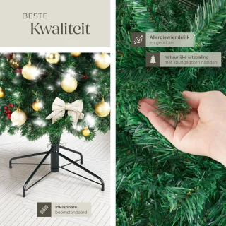 tectake Kunstkerstboom 210 cm groen