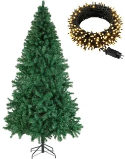 tectake® Kunstkerstboom 230 cm Groen