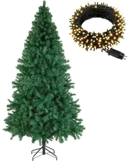 tectake® Kunstkerstboom 230 cm Groen