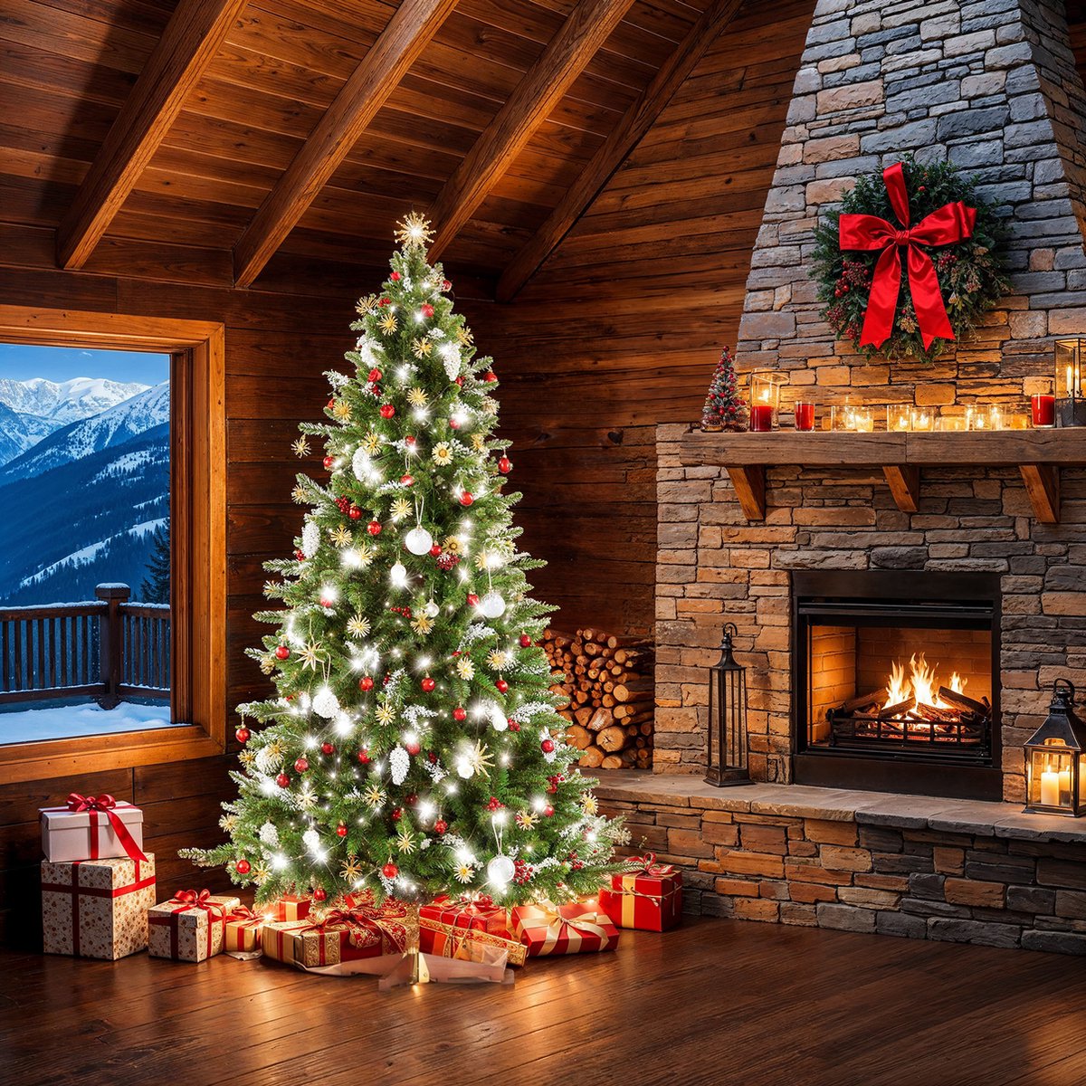 tectake Kunstkerstboom Cupid 180 cm 545 takken