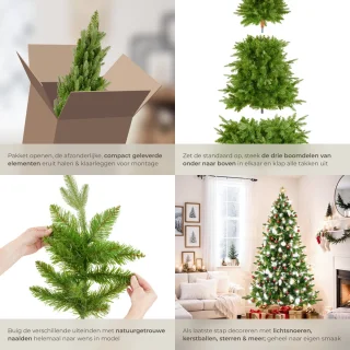 tectake Kunstkerstboom Cupid 180 cm 545 takken