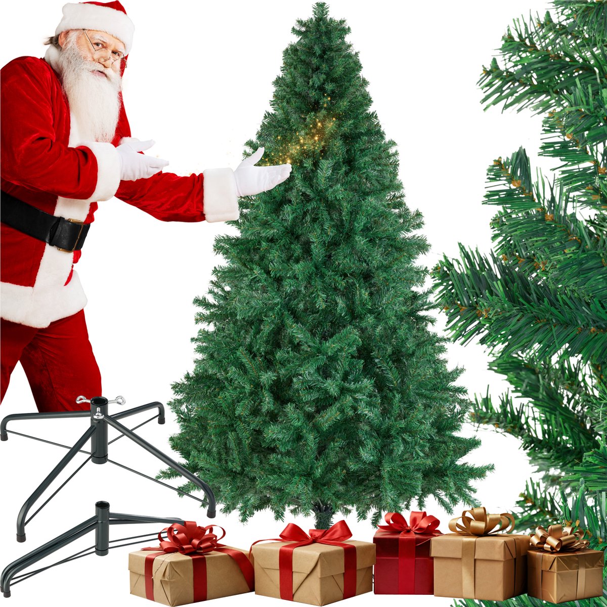 tectake Kunstkerstboom Dasher 210 cm groen