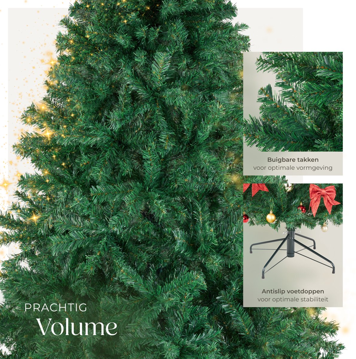 tectake Kunstkerstboom Dasher 210 cm groen