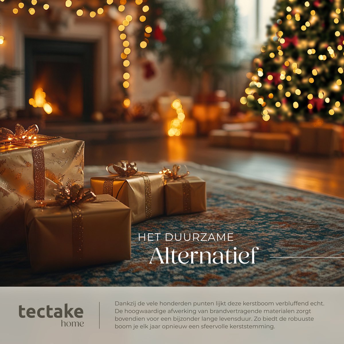 tectake Kunstkerstboom Dasher 210 cm groen