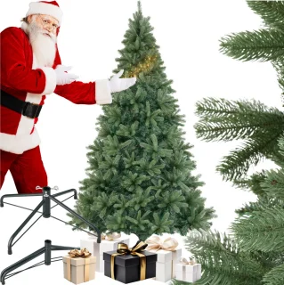 tectake kunstkerstboom Prancer 210 cm groen