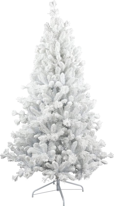 Teddy White kunstkerstboom 150 cm wit besneeuwd