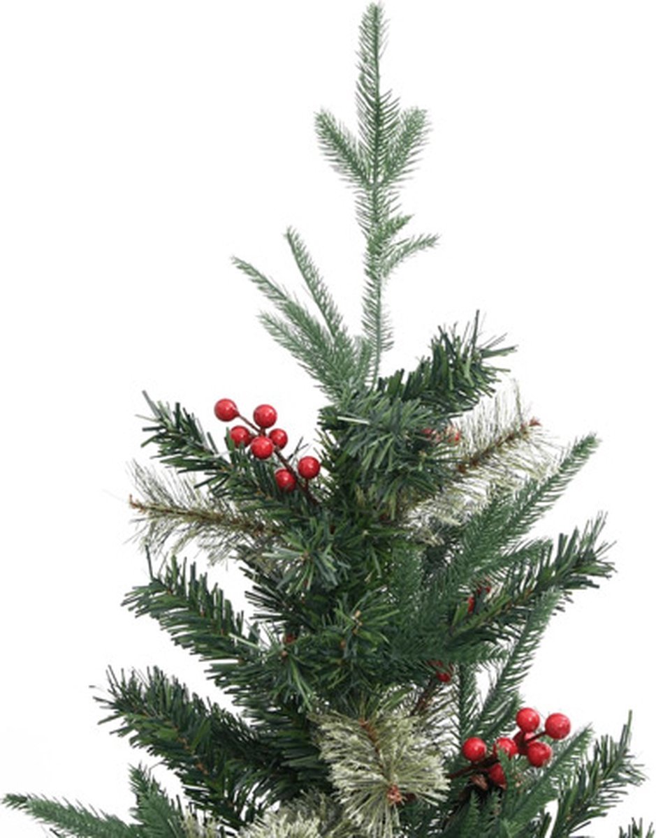 The Living Store Kerstboom 120 cm PVC en PE groen