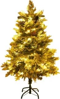 The Living Store Kerstboom 150 cm PVC & PE groen