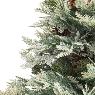 The Living Store Kerstboom 150 cm PVC & PE groen