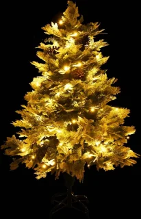 The Living Store Kerstboom 150 cm PVC & PE groen