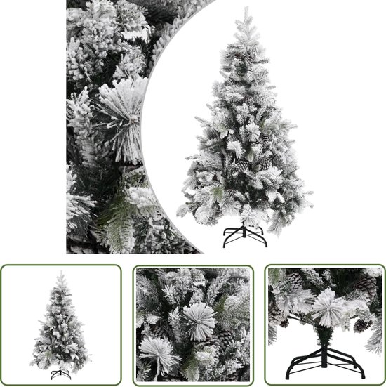 The Living Store Kerstboom 195 cm PVC PE