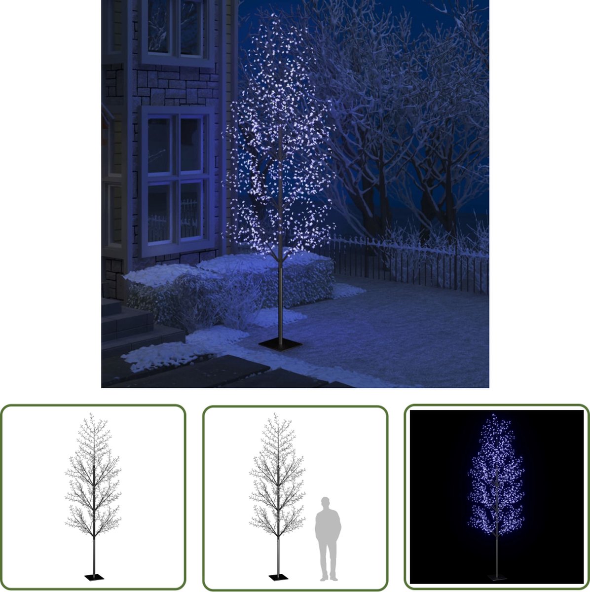 The Living Store Kerstboom Kersenbloesem 400 cm LED