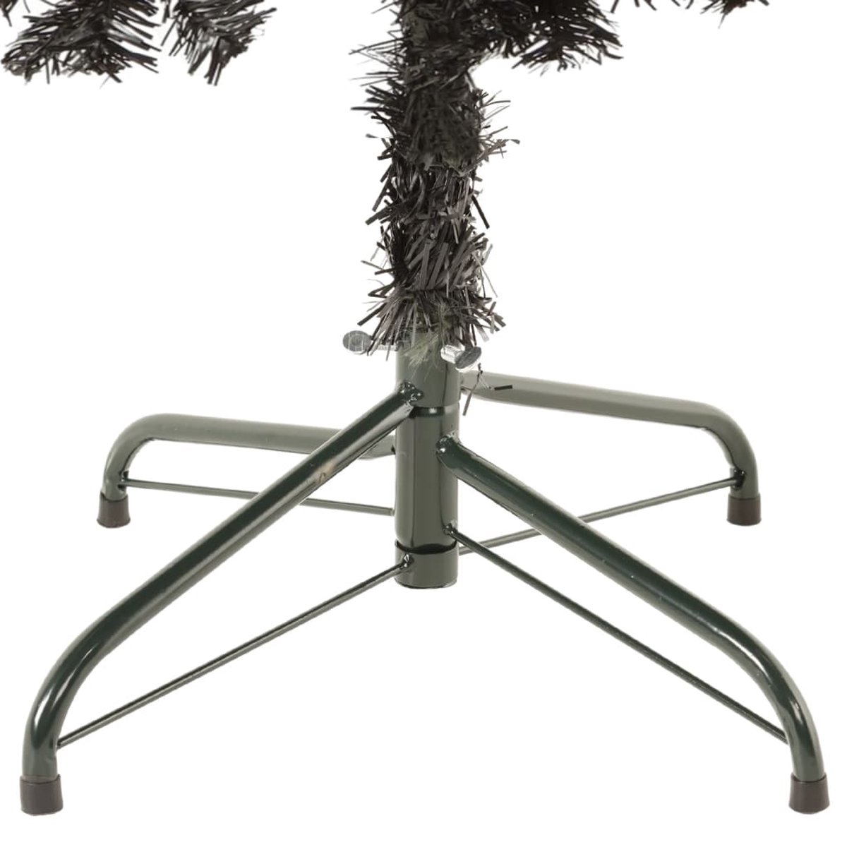 The Living Store Kerstboom smal 180 cm zwart