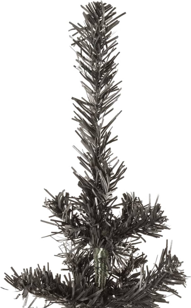 The Living Store Kerstboom smal 180 cm zwart