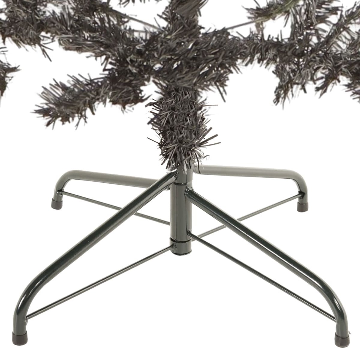 The Living Store Kerstboom smal 180 cm zwart