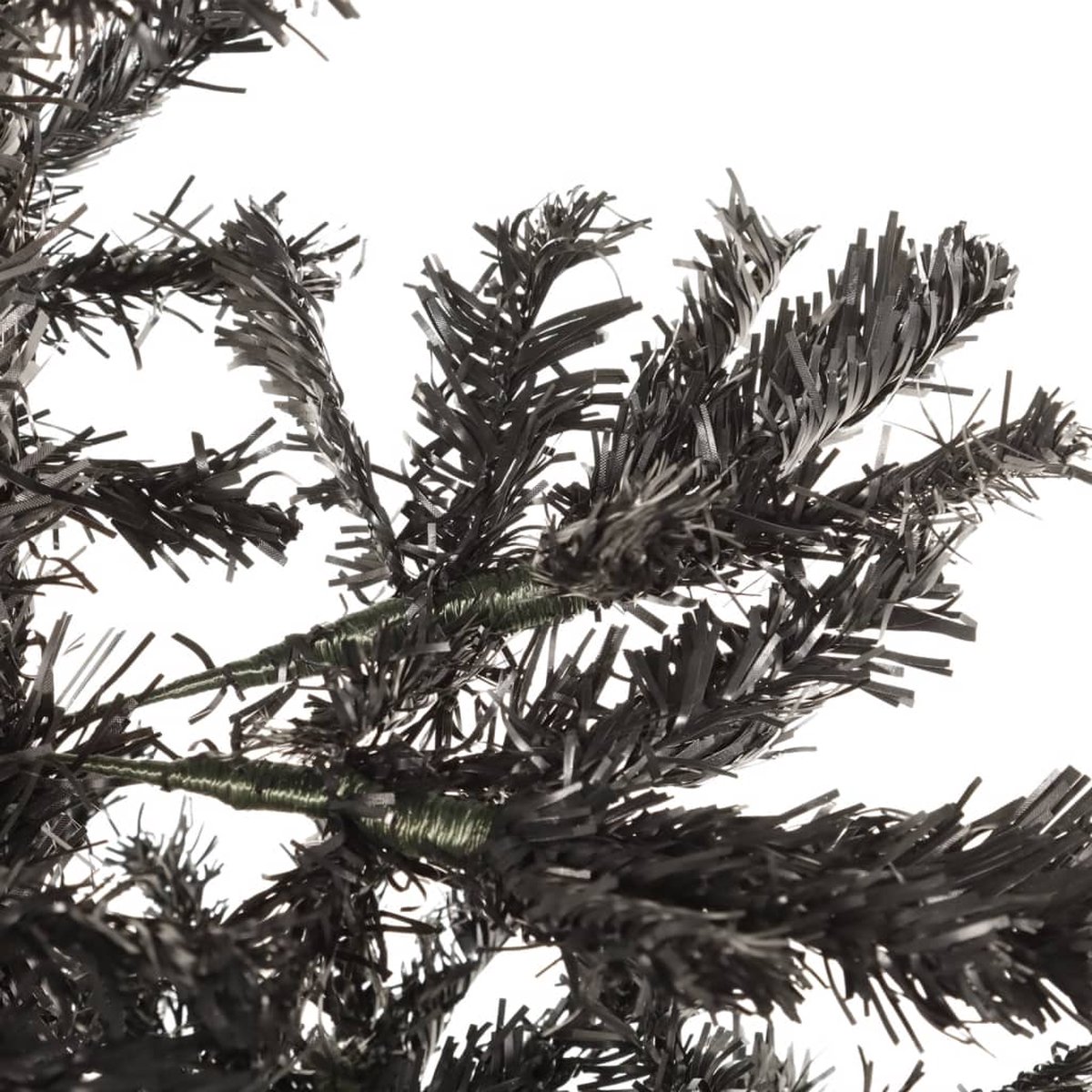 The Living Store Kerstboom smal 180 cm zwart