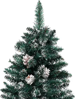 The Living Store Kerstboom Smal 210 cm Groen