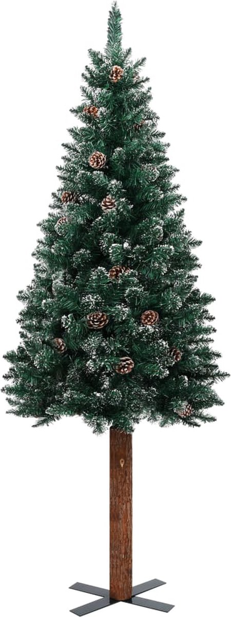The Living Store Kerstboom Smal 210 cm Groen