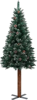 The Living Store Kerstboom Smal 210 cm Groen