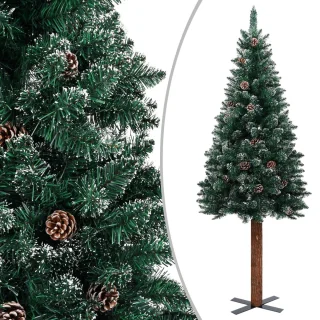 The Living Store Kerstboom Smal 210 cm Groen