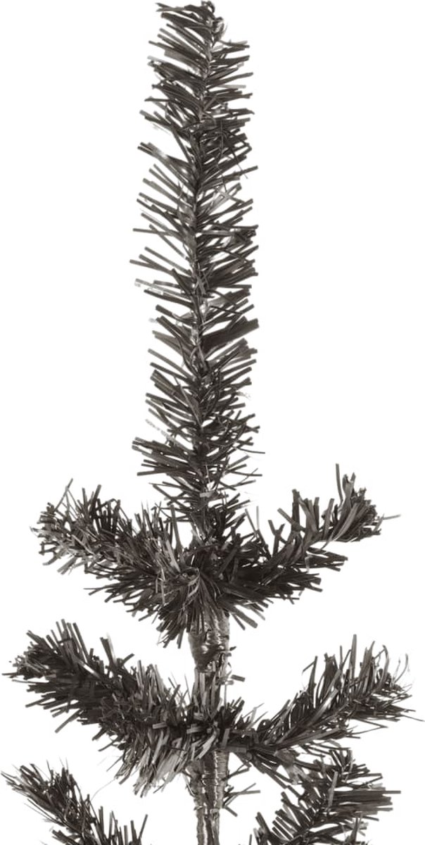 The Living Store Kerstboom Smal 240 cm Zwart
