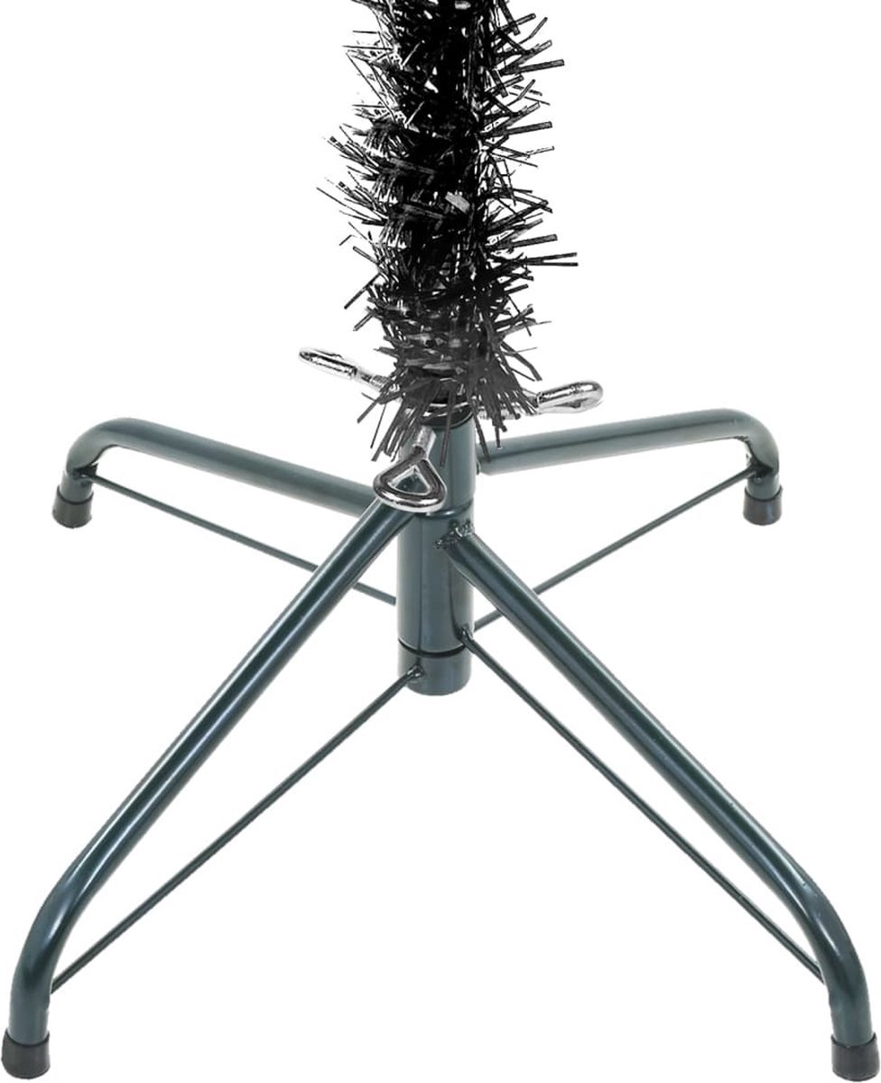 The Living Store Kerstboom Smal 240 cm Zwart