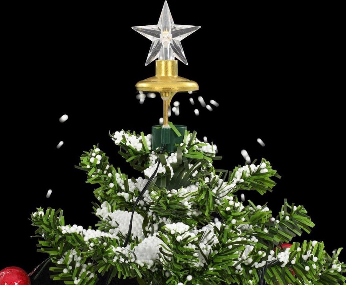 The Living Store Kerstboom Sneeuwend 75 cm Groen