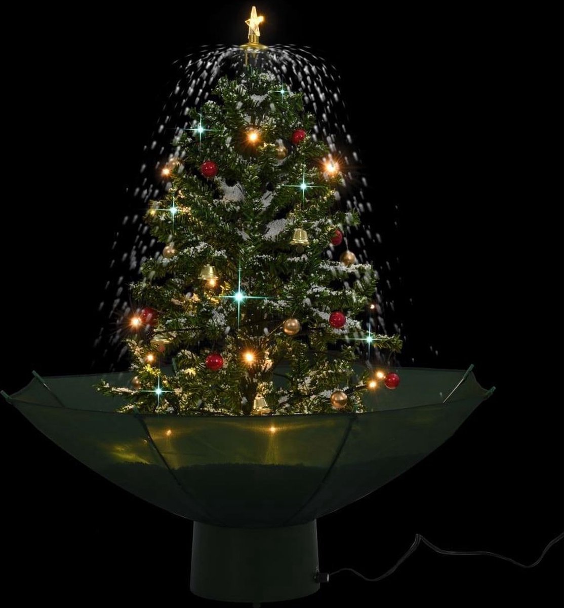 The Living Store Kerstboom Sneeuwend 75 cm Groen