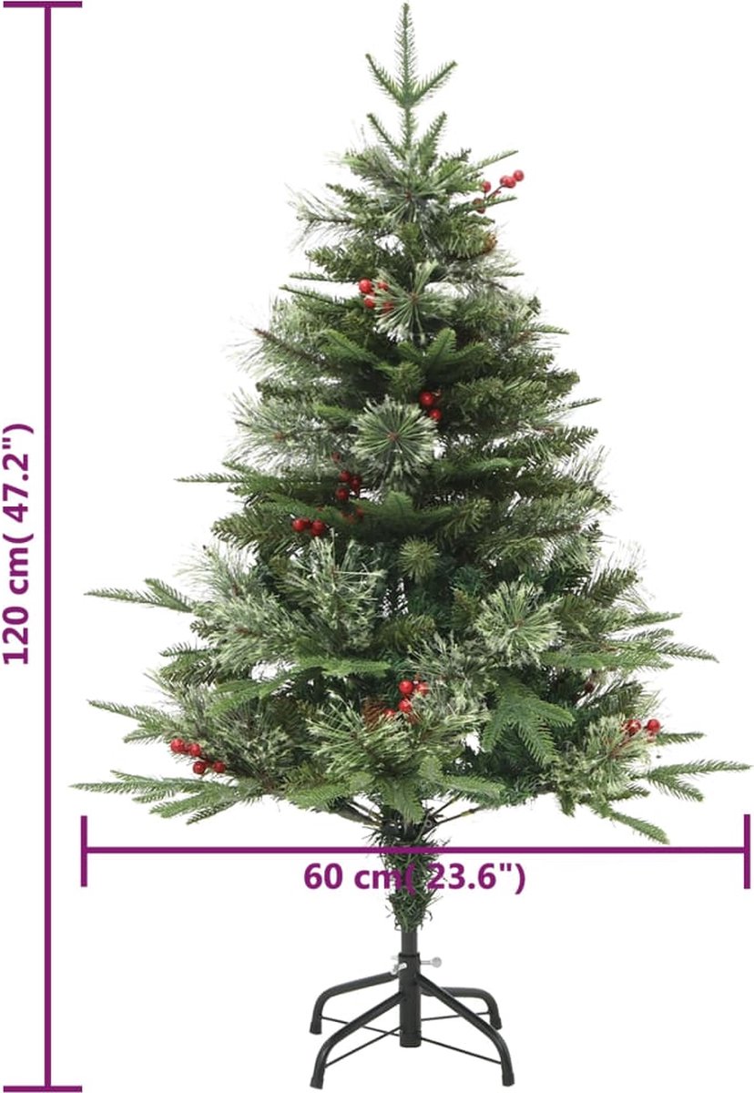 The Living Store Kunstkerstboom 120 cm LED
