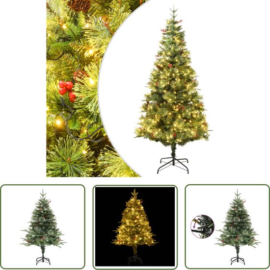 The Living Store Kunstkerstboom 120 cm LED