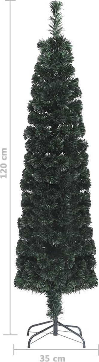 The Living Store Kunstkerstboom 120 cm Smal Glasvezel