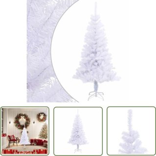 Sneeuwachtig en compact: de witte kunstkerstboom van 120 cm