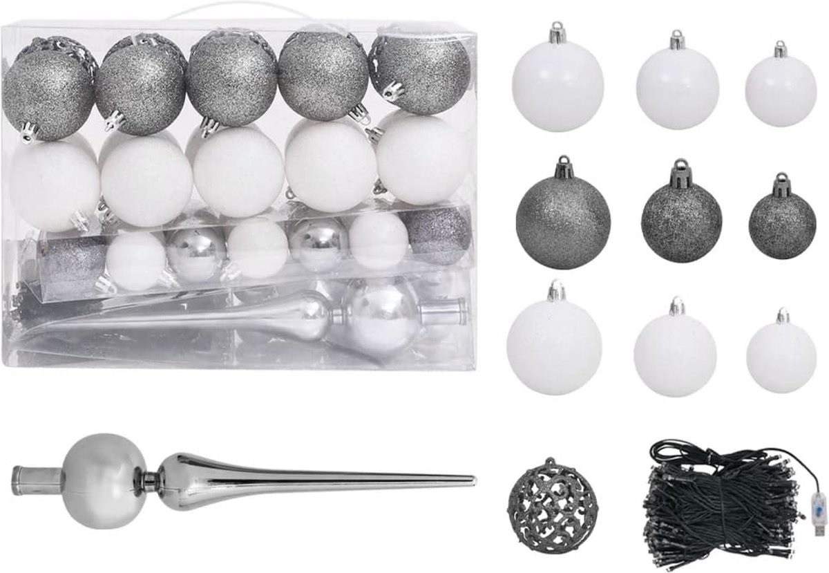 The Living Store Kunstkerstboom 120 cm Wit