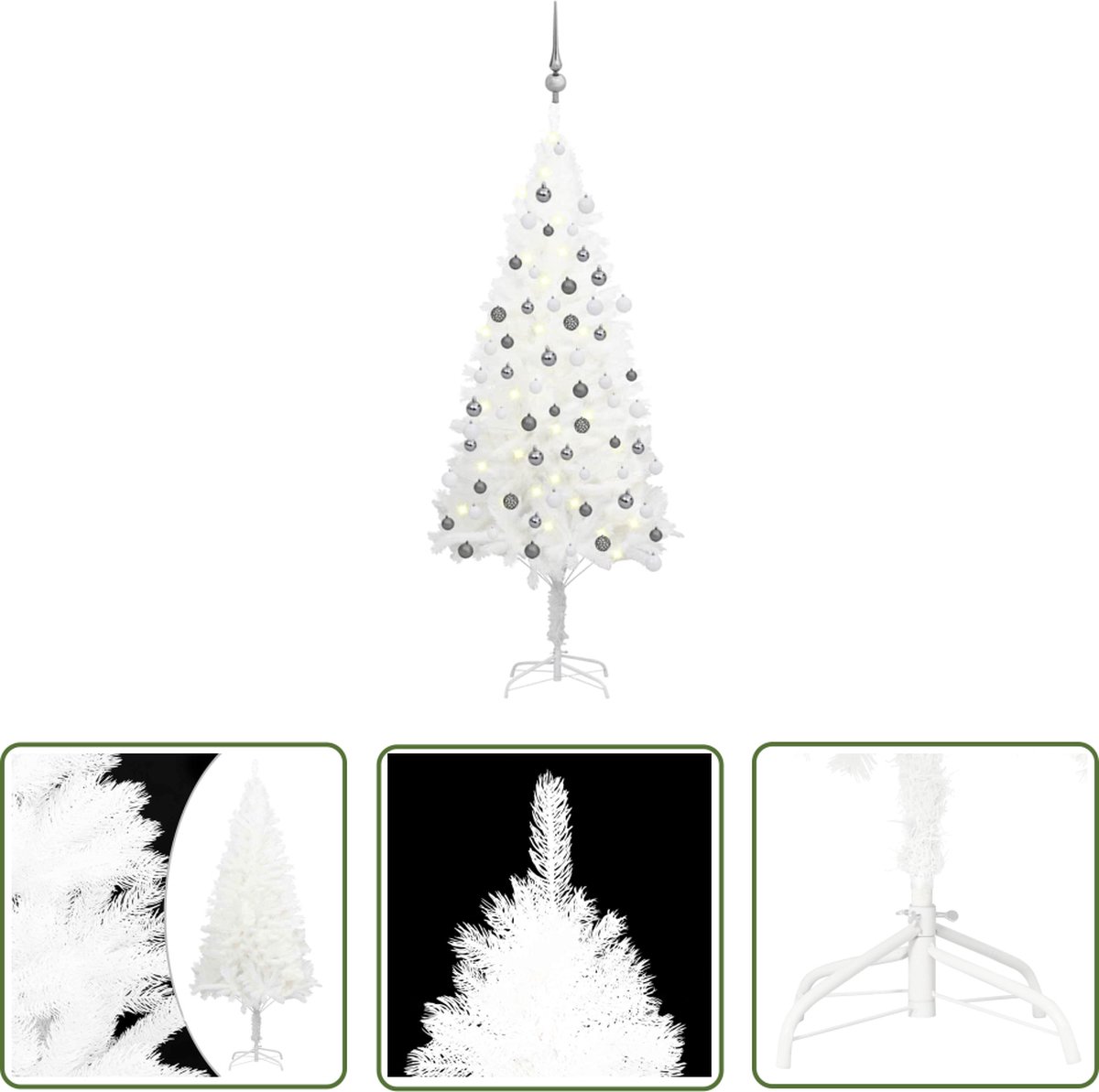 The Living Store Kunstkerstboom 120 cm Wit