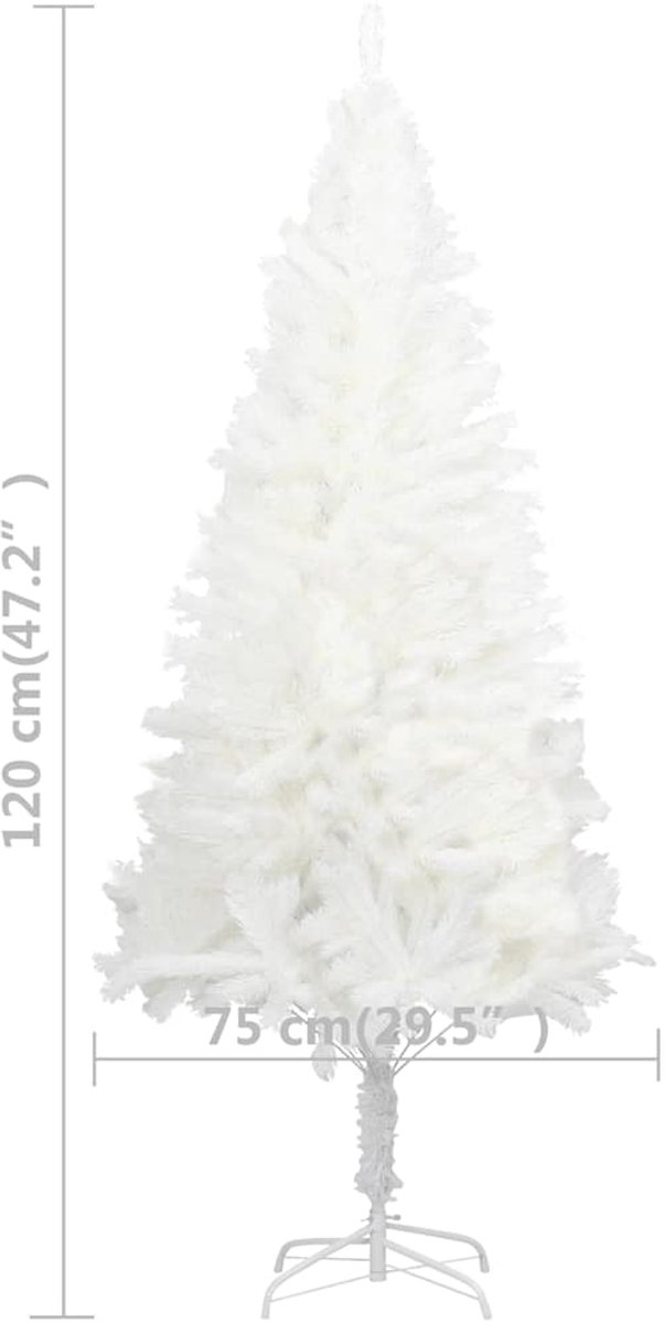 The Living Store Kunstkerstboom 120 cm Wit