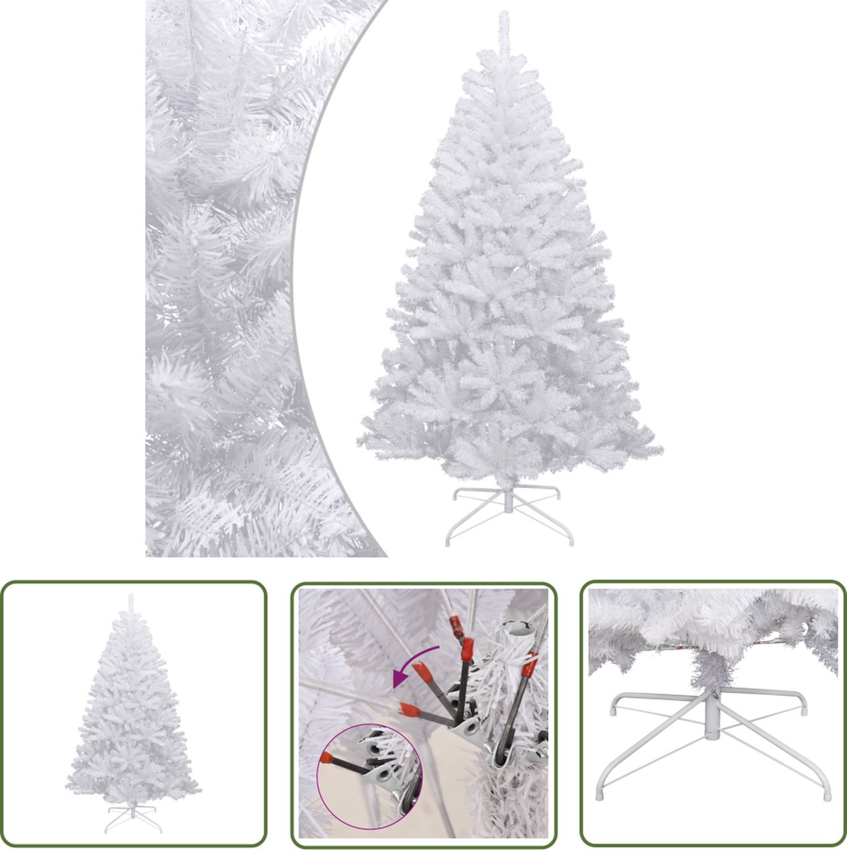 The Living Store Kunstkerstboom 150 cm Besneeuwd