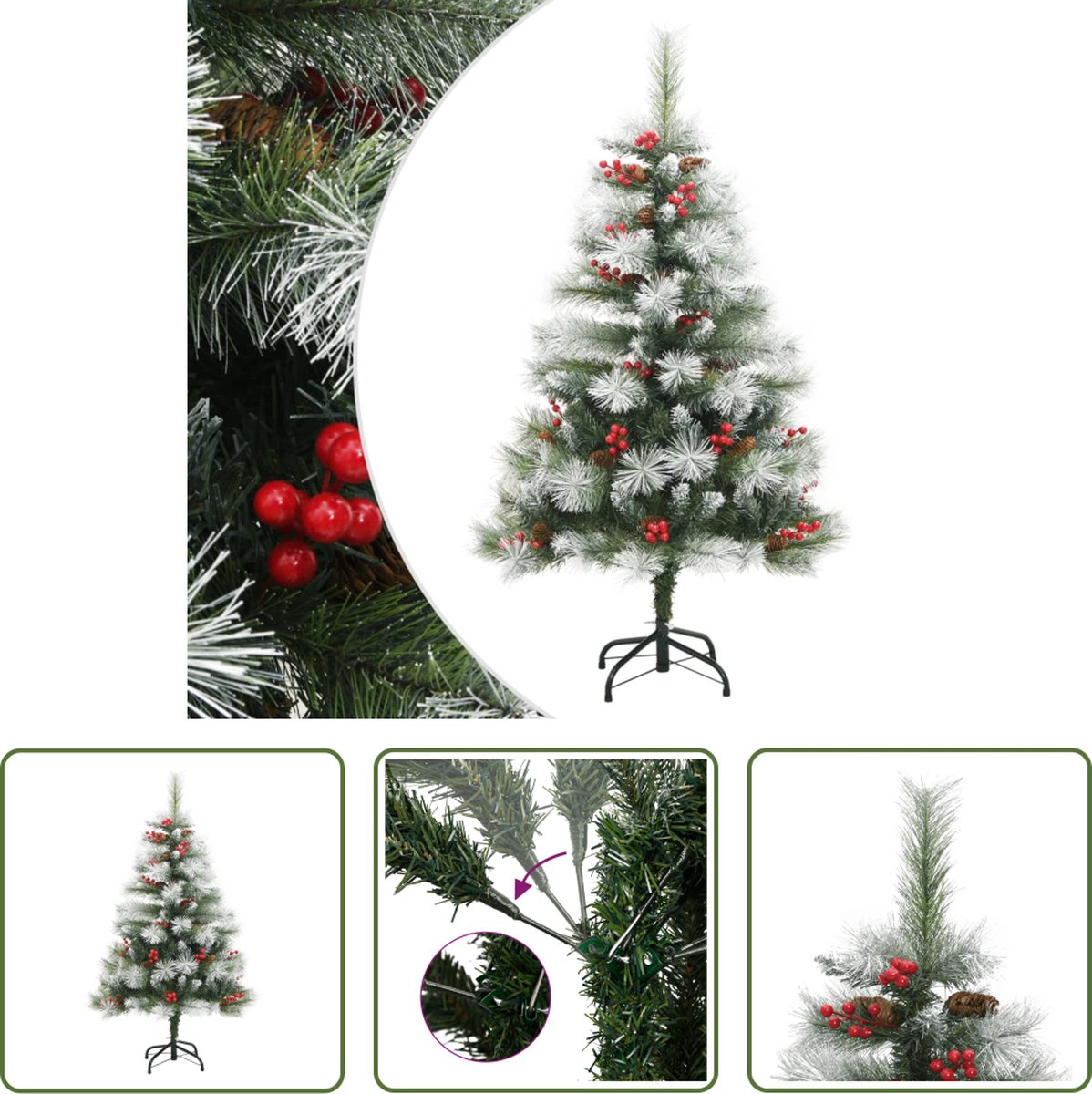 The Living Store Kunstkerstboom 150 cm