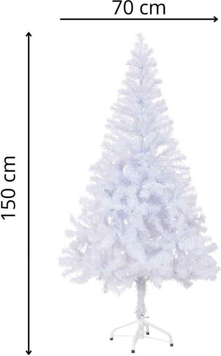 The Living Store Kunstkerstboom 150 cm met standaard