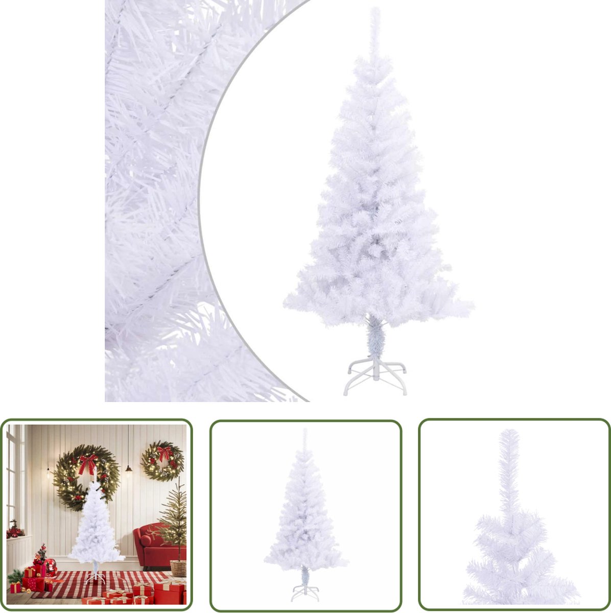 The Living Store Kunstkerstboom 150 cm met standaard