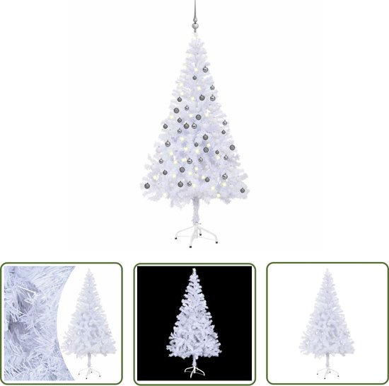 The Living Store Kunstkerstboom 150 cm Wit
