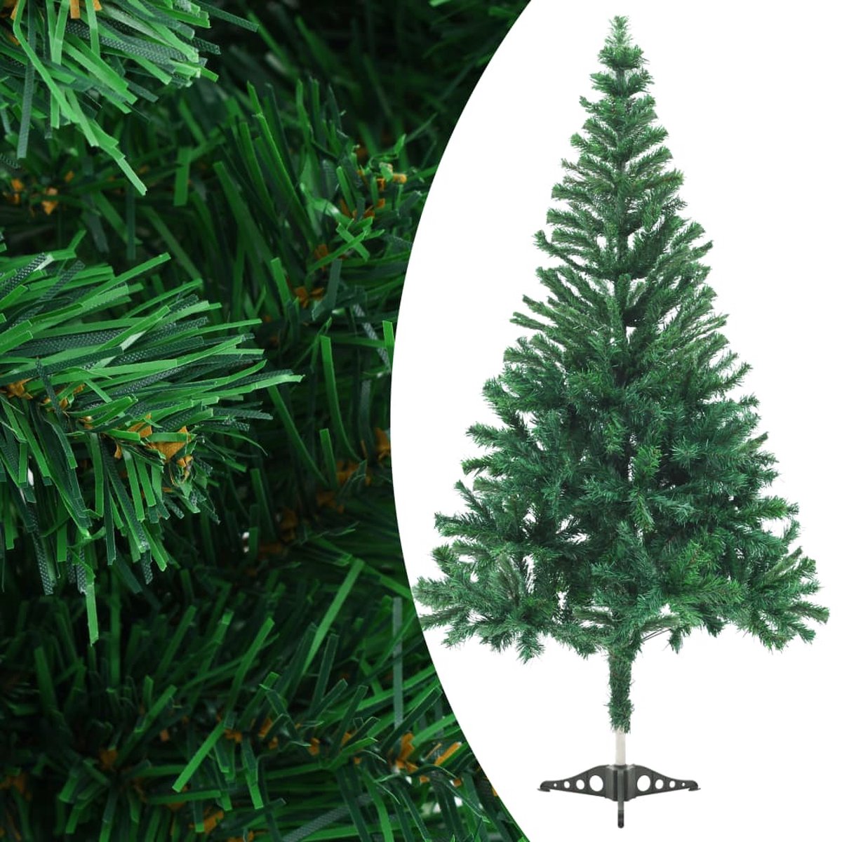 The Living Store Kunstkerstboom 180 cm 546 takken met verlichting en kerstballen