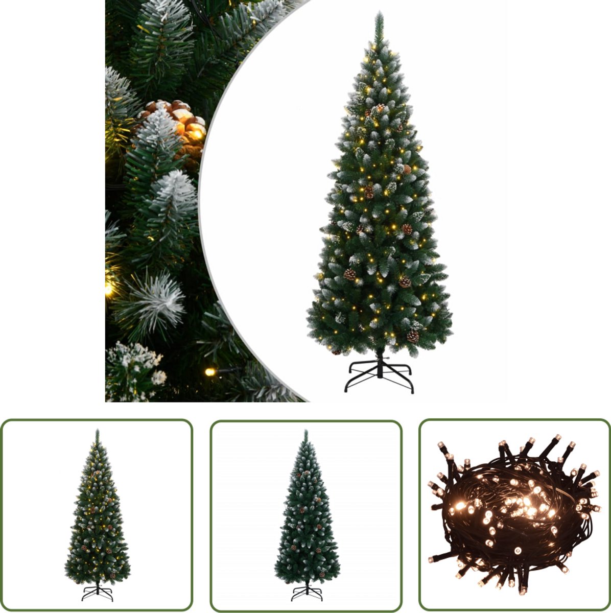 The Living Store Kunstkerstboom 180 cm LED