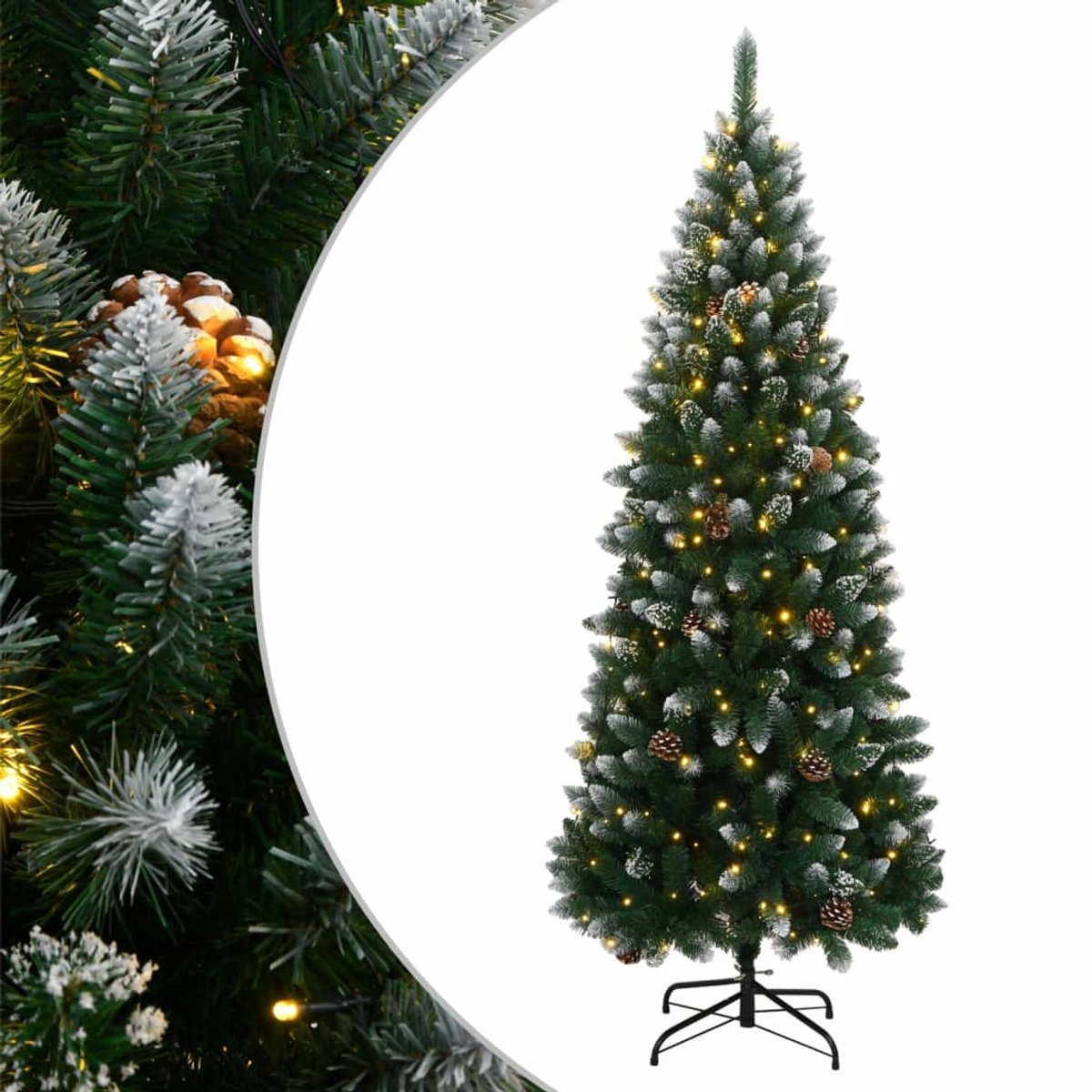 The Living Store Kunstkerstboom 180 cm LED