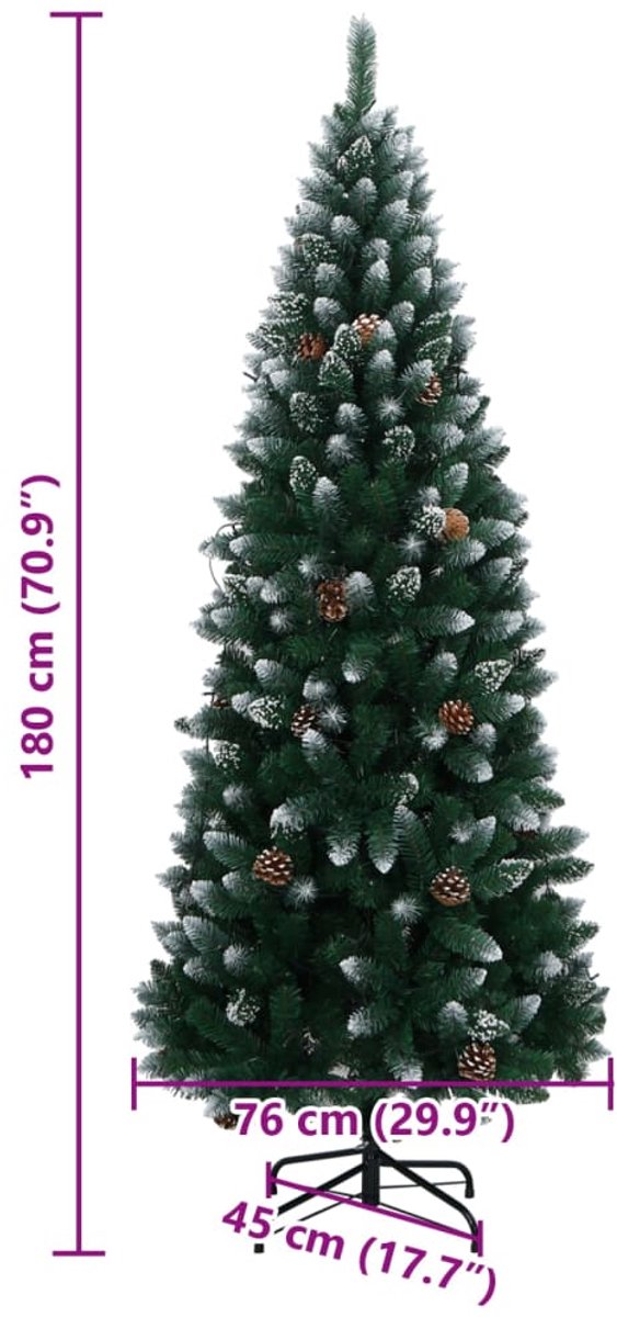 The Living Store Kunstkerstboom 180 cm LED