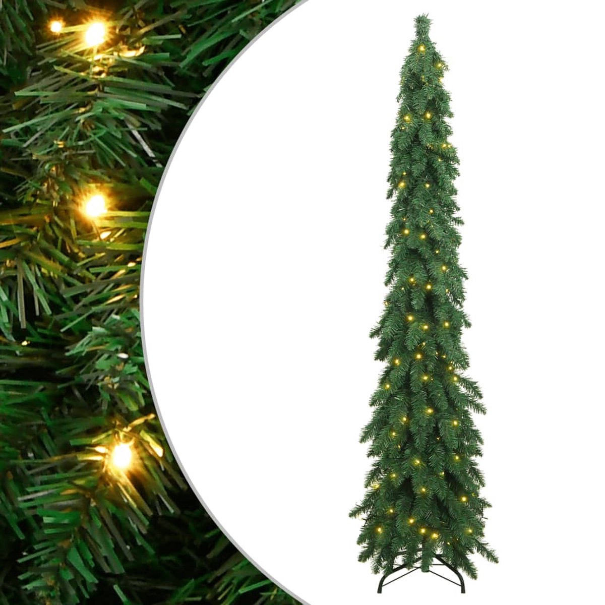 The Living Store Kunstkerstboom 180 cm met 100 LED's