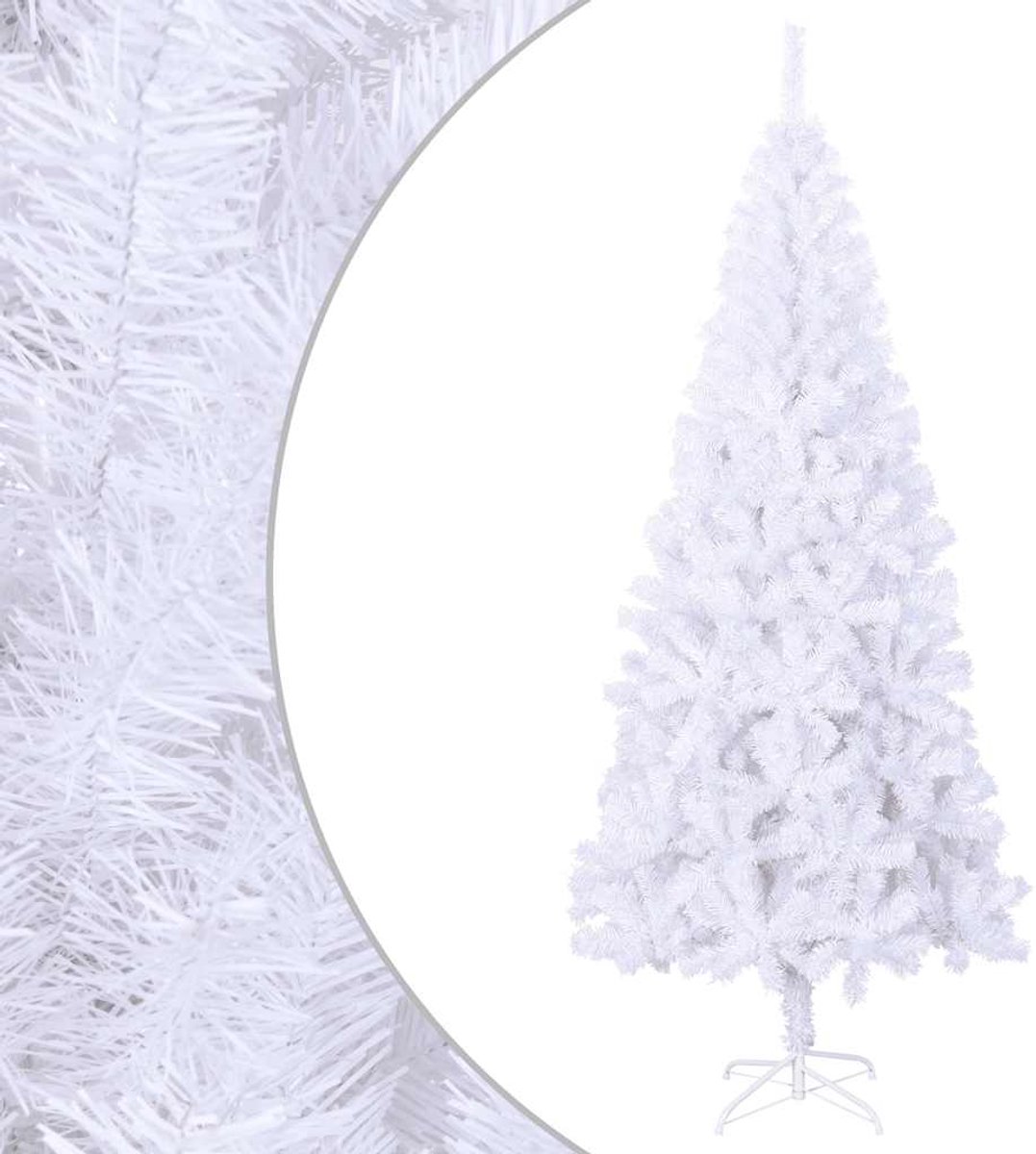 The Living Store Kunstkerstboom 180 cm PVC wit