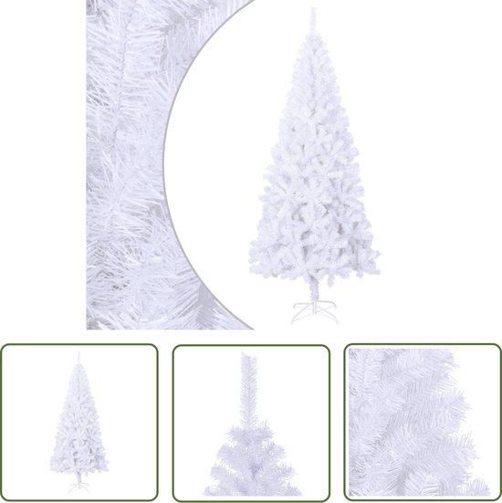 The Living Store Kunstkerstboom 180 cm PVC wit