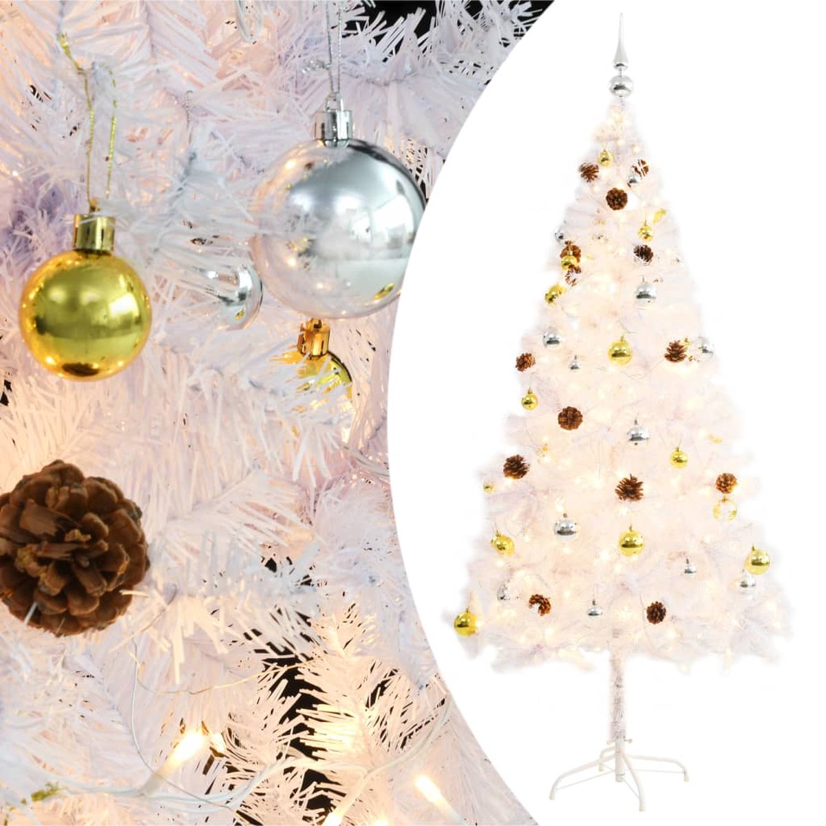 The Living Store Kunstkerstboom 180 cm wit