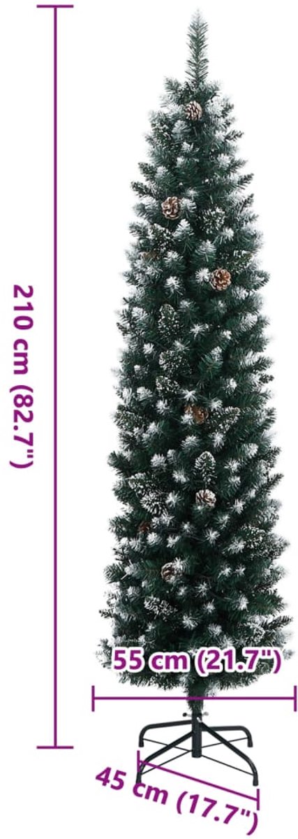 The Living Store Kunstkerstboom 210 cm met 300 LED's
